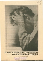 SF siger: Forenkling - Enhedsskat - Og skattenedsættelser!