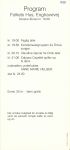 Program for 8. marts arrangement i Folkets hus i 1988