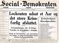 Socialdemokraten, 31. januar 1933
