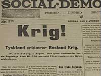 Social-Demokraten 2. august 1914