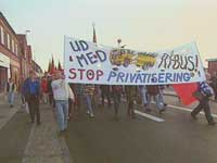 Ri-Bus konflikten i Esbjerg bliver en af den længste arbejdskampe i Danmark