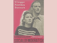 Socialdemokratisk valgplakat fra 1947