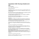 Helle Thorning Schmidt, Socialdemokratiet - 1. maj tale 2013