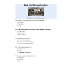 Facitliste til quiz