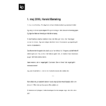 Harald Børsting, formand for LO, 2010