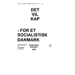1979: Det vil KAP - For et socialistisk Danmark