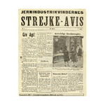 Jernindustrikvindernes strejkeavis nr. 1, 1930