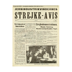Jernindustrikvindernes strejkeavis nr. 2, 1930