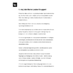 Marie Louise Knuppert, LO sekretær, 2010