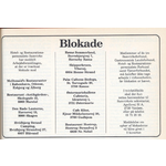 Blokade-meddelelse, 3 Kuverter, 10/1988