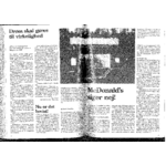 McDonalds siger nej, 3 Kuverter,  10-1988