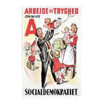 Valgplakat, Socialdemokratiet 1950