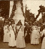 Kvindeafdelingens optog til grundlovsmødet 1901
