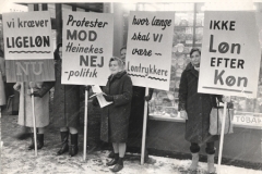 Ligelønsaktiviteter i marts 1969.