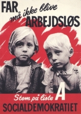 Socialdemokratisk valgplakat, 1953