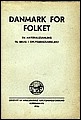 Danmark for Folket, AOF 1936