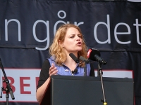 Johanne Schmidt-Nielsen i Fælledparken 1. maj 2011