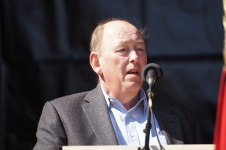 Harald Børsting, LO's formand, 1. maj 2012 i Fælledparken